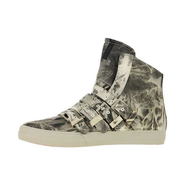 Supra Strapped 2 High Top Shoes Womens - Grey | UK 13F6C70